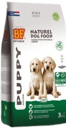 BF Petfood Medium & Large Breed Puppy Junior 3 kg Hondenvoer Verpakking 