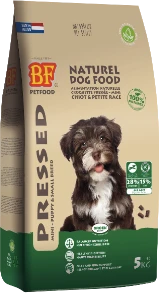 BF Petfood Pressed Mini Puppy & Small Breed 5 kg Hondenvoer Verpakking