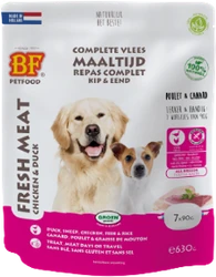 BF Petfood Fresh Meat Chicken & Duck 90gr Hondenvoer Verpakking 