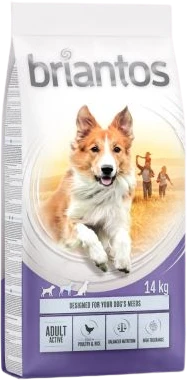 Briantos Adult Active 14kg Hondenvoer Verpakking