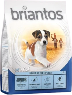 Briantos Junior Poultry & Rice 14kg Hondenvoer Verpakking Briantos Junior Poultry & Rice 14kg Hondenvoer Verpakking