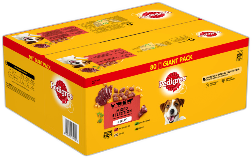 Pedigree Adult Maaltijdzakjes Mixed in Gelei
