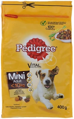 Pedigree vital mini adult met kip en groenten 500gr