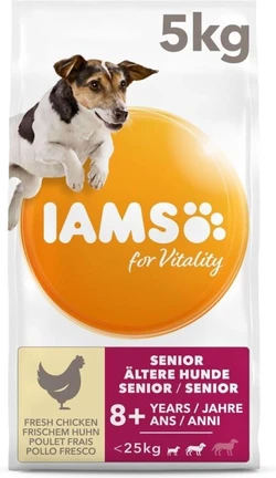 Iams Dog Senior Small - Medium Kip 5 kg