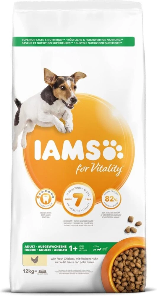Iams Dog Adult Small - Medium Kip 5 kg
