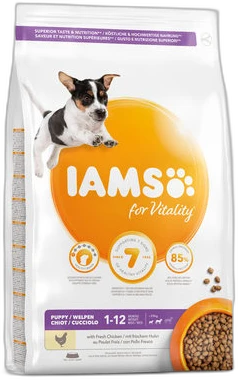 IAMS Dog Puppy & Junior - Small & Medium - 12 kg