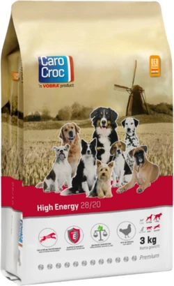 Carocroc Premium High Energy 28/20 12,5 kg - Hond