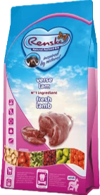 Renske Super Premium Lamb 2 kg Hondenvoer Verpakking