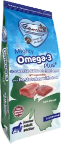 Renske Omega-3 Turkey & Duck 15 kg Hondenvoer Verpakking Renske Omega-3 Turkey & Duck 15 kg Hondenvoer Verpakking