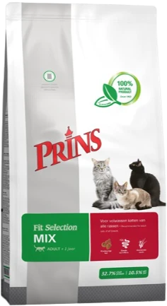 Prins Fit Selection Cat Mix 10 kg Kattenvoer Verpakking