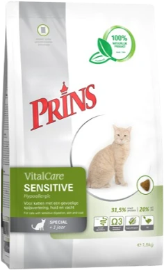 Prins VitalCare Sensitive 5 kg Kattenvoer Verpakking