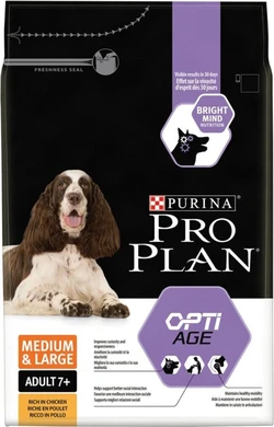 4x Pro Plan Opti Age Adult 7+ Medium - Large 3 kg 4x Pro Plan Opti Age Adult 7+ Medium - Large 3 kg