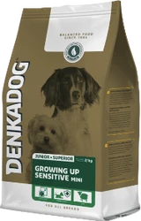 Denkadog Pup & Junior Growing Up Sensitive Mini 2,5 kg Hondenvoer Verpakking Denkadog Pup & Junior Growing Up Sensitive Mini 2,5 kg Hondenvoer Verpakking