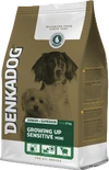 Denkadog Pup & Junior Growing Up Sensitive Mini 2,5 kg Hondenvoer Verpakking
