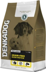 Denkadog Pup & Junior Grain Free Micro Protein 12 kg Hondenvoer Verpakking