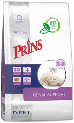 Prins Vitalcare Dieet Renal Support zak van 1,5 kilogram droogvoer tegen nierfalen Prins Vitalcare Dieet Renal Support - 1.5 kilo kattenvoer zak