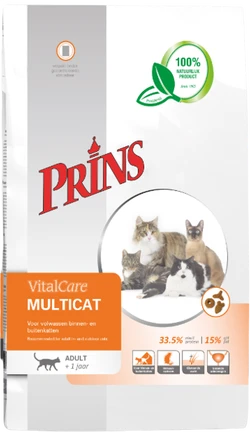 Prins VitalCare Multicat 1.5 kg Kattenvoer Verpakking