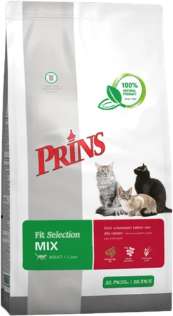 Prins Fit Selection Cat Mix 2 kg Kattenvoer Verpakking