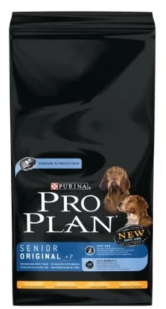Pro Plan Dog Senior Originele kip en rijst, per stuk verpakt (1 x 12 kg zak) - hondenvoer