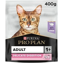 PURINA PRO PLAN Cat Delicate Adult OPTIRENAL rijk aan kalkoen droogvoer zak 400 g