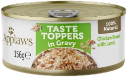 Applaws Taste Toppers Gravy Chicken & Lamb 156 gr Hondenvoer Verpakking Applaws Taste Toppers Gravy Chicken & Lamb 156 gr Hondenvoer Verpakking