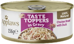 Applaws Taste Toppers Gravy Chicken & Duck 156 gr Hondenvoer Verpakking