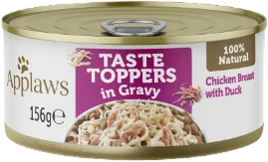 Applaws Taste Toppers Gravy Chicken & Duck 156 gr Hondenvoer Verpakking Applaws Taste Toppers Gravy Chicken & Duck 156 gr Hondenvoer Verpakking