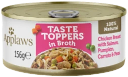 Applaws Taste Toppers Broth Chicken & Salmon 156 gr Hondenvoer Verpakking
