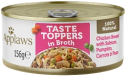 Applaws Taste Toppers Broth Chicken & Salmon 156 gr Hondenvoer Verpakking