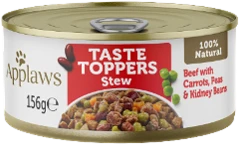 Applaws Taste Toppers Stew Beef 156 gr Hondenvoer Verpakking