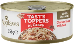 Applaws Taste Toppers Gravy Chicken & Beef 156 gr Hondenvoer Verpakking