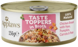 Applaws Taste Toppers Broth Chicken & Pork 156 gr Hondenvoer Verpakking