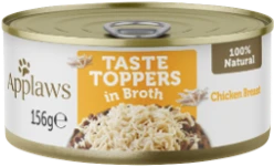 Applaws Taste Toppers Broth Chicken 156 gr Hondenvoer Verpakking