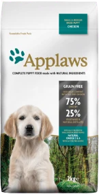 Applaws Classic Puppy Small Medium Breed Chicken 7.5 Kg Hondenvoer Verpakking