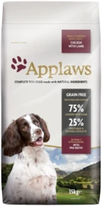 Applaws Classic Adult Small Medium Breed Chicken & Lamb 15 kg Hondenvoer Verpakking