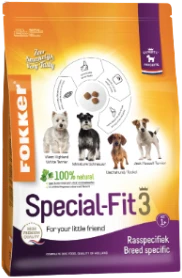 Fokker Adult Special-Fit 3 2,5 kg Hondenvoer Verpakking