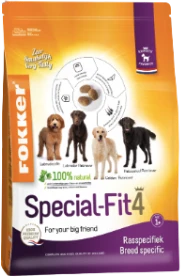 Fokker Adult Special-Fit 4 2,5 kg Hondenvoer Verpakking