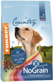 Fokker Country No Grain 13 kg Hondenvoer Verpakking