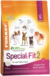 Fokker Adult Special-Fit 2 2,5 kg Hondenvoer Verpakking
