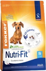 Fokker Adult Nutri-Fit S 2.5 kg Hondenvoer Verpakking