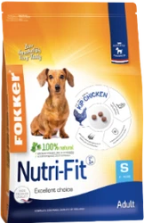 Fokker Adult Nutri-Fit S 2.5 kg Hondenvoer Verpakking Fokker Adult Nutri-Fit S 2.5 kg Hondenvoer Verpakking