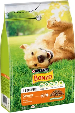 BONZO (Friskies) - Senior met Kip en Groenten Hondenvoer - 3kg