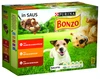 Bonzo Vitafit Multipack In Saus - Hondenvoer - Rund Kip Lam 12x100 g In Saus