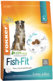 Fokker Adult Fish-Fit 2.5 kg Hondenvoer Verpakking