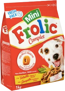 Frolic Complet Poultry Mini 1 kg Hondenvoer Verpakking
