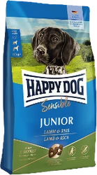 Happy Dog Sensible Junior Lamb & Rice 10 kg Hondenvoer Verpakking Happy Dog Sensible Junior Lamb & Rice 10 kg Hondenvoer Verpakking