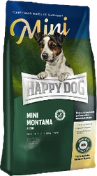 Happy Dog Mini Montana 4 kg Hondenvoer Verpakking Happy Dog Mini Montana 4 kg Hondenvoer Verpakking