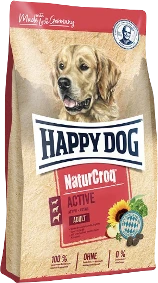 Happy Dog NaturCroq Active 15kg Hondenvoer Verpakking Happy Dog NaturCroq Active 15kg Hondenvoer Verpakking