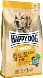 Happy Dog NatureCroq Poultry & Rice 4 kg Hondenvoer Verpakking