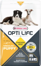 Versele-Laga Opti Life Puppy Medium 2,5 kg Hondenvoer Verpakking Versele-Laga Opti Life Puppy Medium 2,5 kg Hondenvoer Verpakking